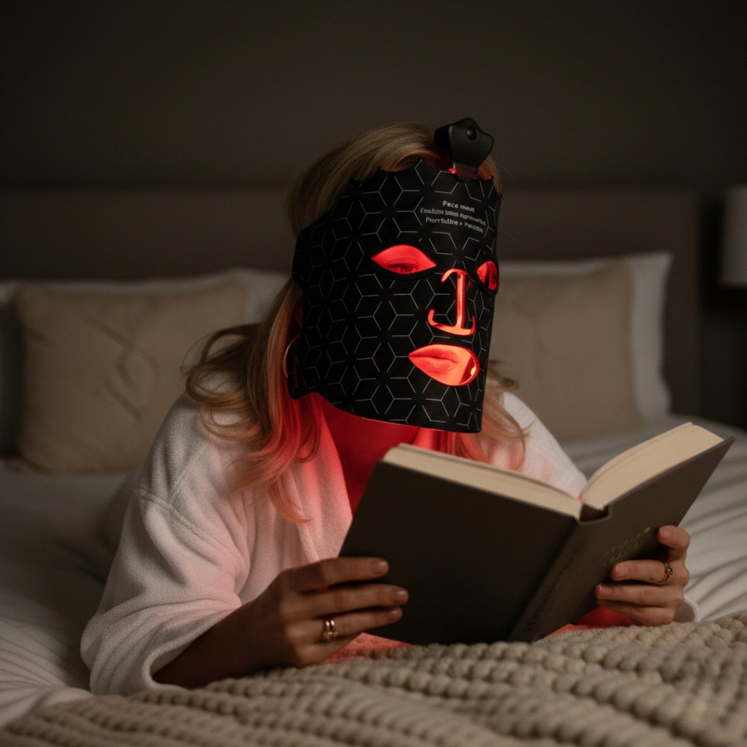 LED Lysterapi Ansiktsmaske