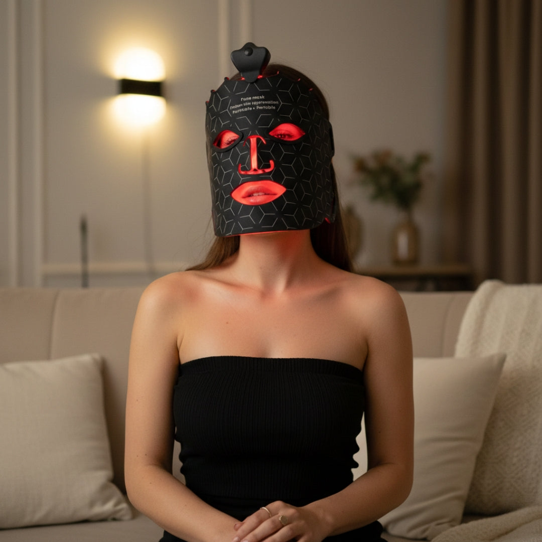 LED Lysterapi Ansiktsmaske