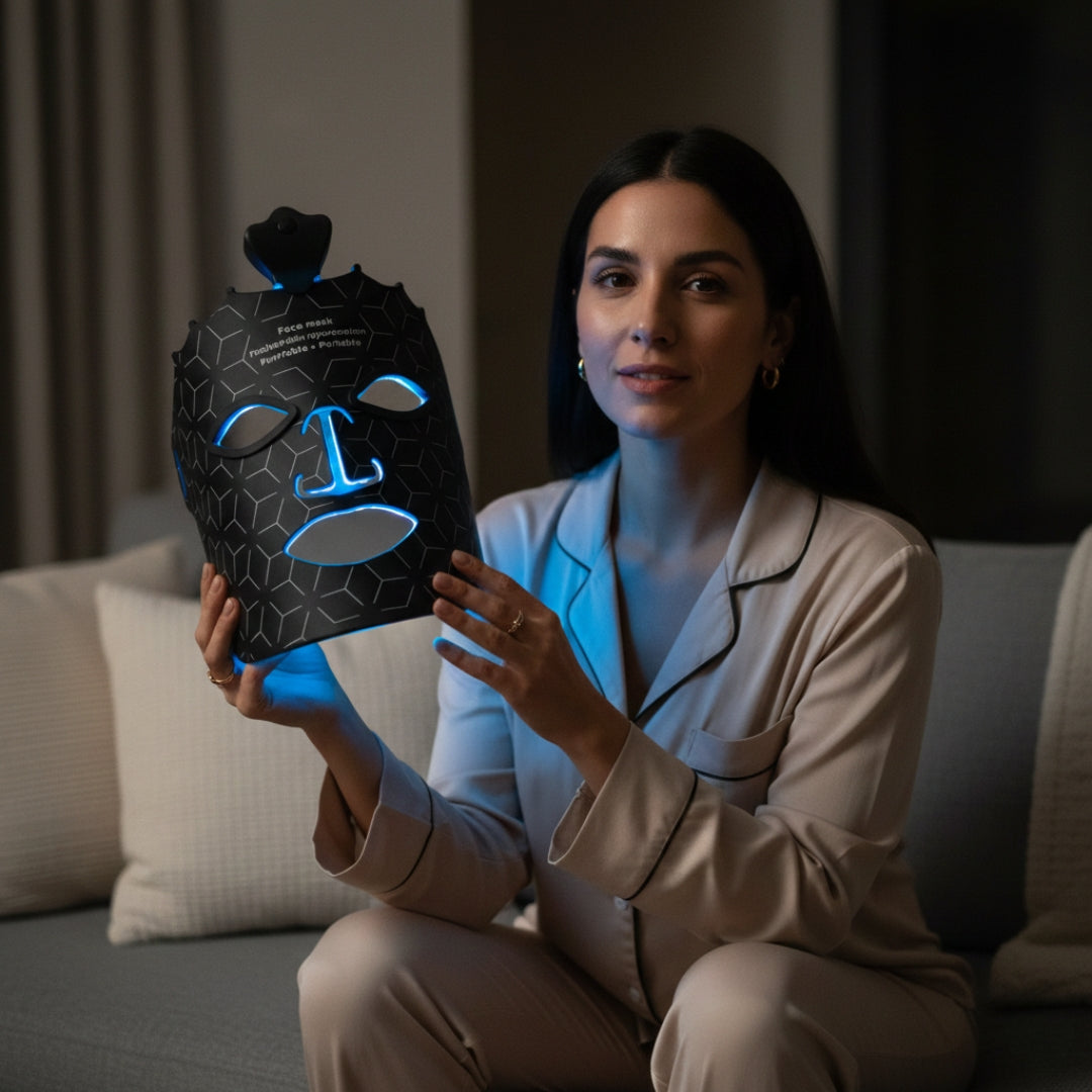 LED Lysterapi Ansiktsmaske