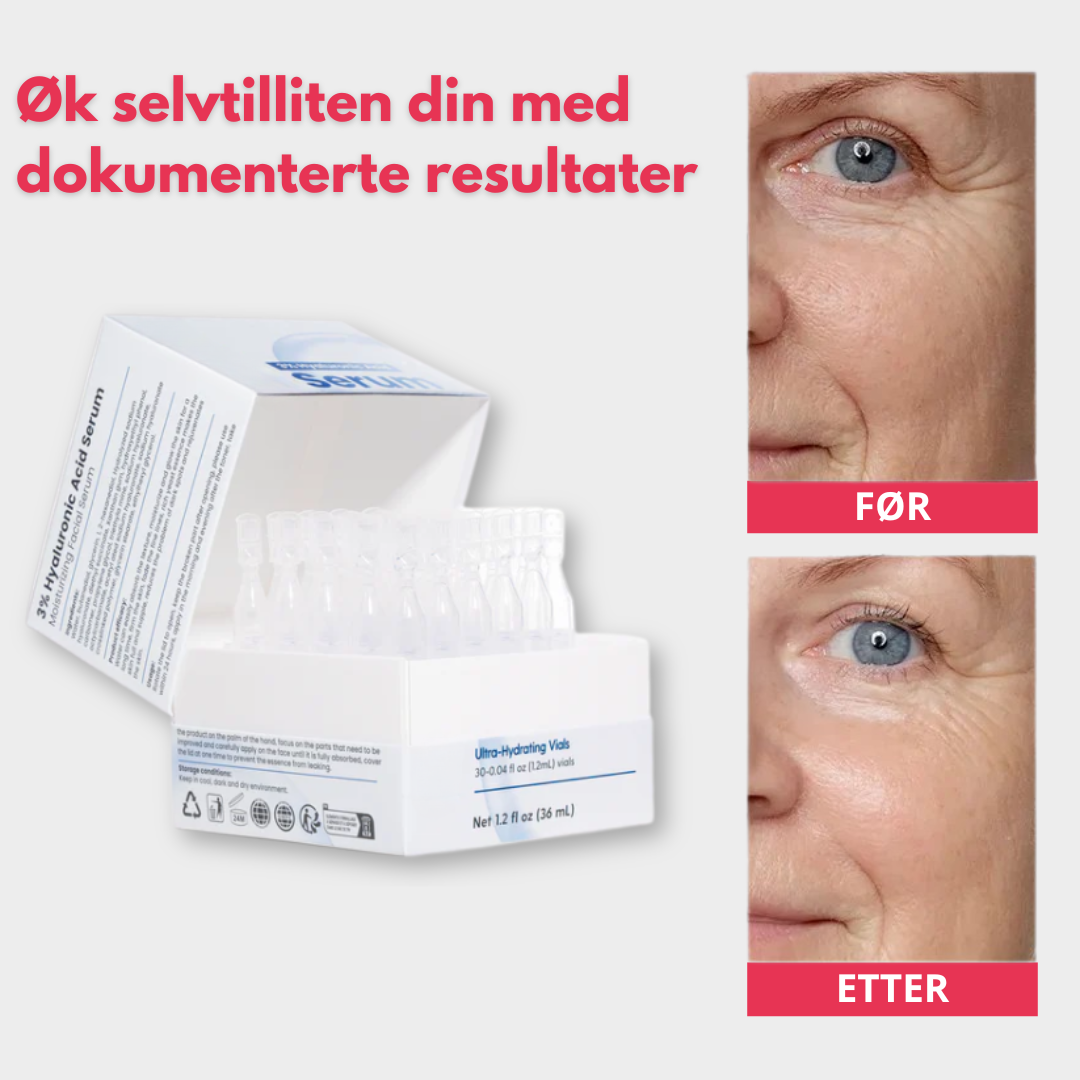 Lunaria 3 % Hyaluronsyreserum – Ultra Fuktgivende