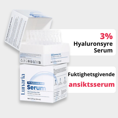 Lunaria 3 % Hyaluronsyreserum – Ultra Fuktgivende