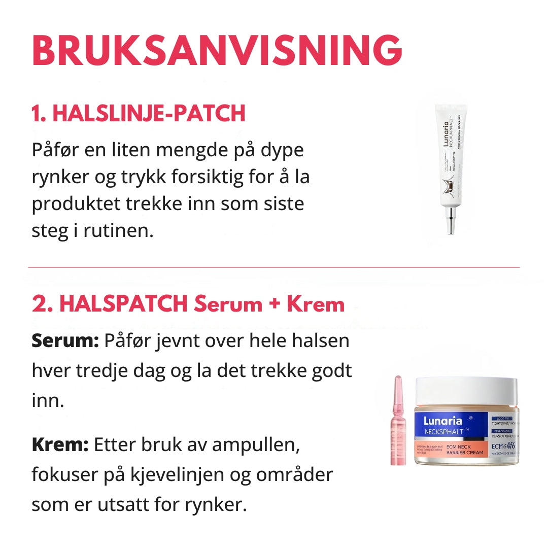 LUNARIA Perfekt Halsløft-sett