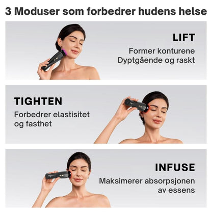 Mikrostrøm Ansiktsapparat + Deep Vita C Kapselkrem