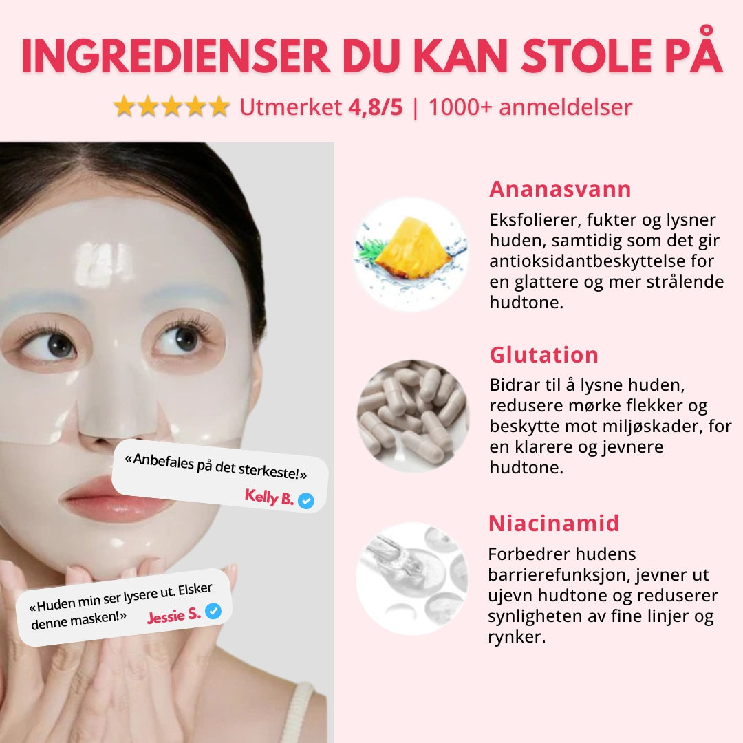 Lunaria Strålende Niacinamide Maske