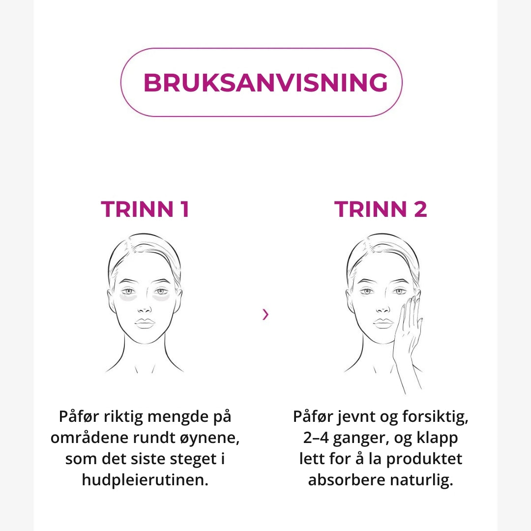 Lunaria Kalsium Øyekrem mot Mørke Flekker