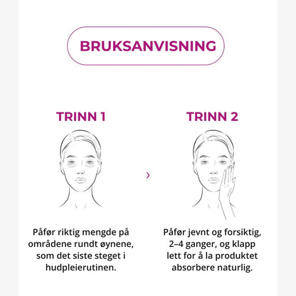 Lunaria Kalsium Øyekrem mot Mørke Flekker