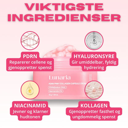 HudBooster Pro + Pink PDRN  Kollagen Kapselkrem