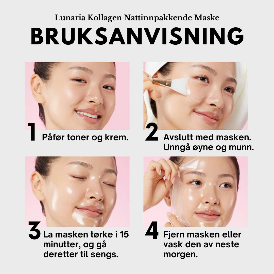 Lunaria Kollagen Nattinnpakkende Maske