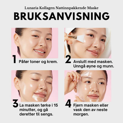 Lunaria Kollagen Nattinnpakkende Maske