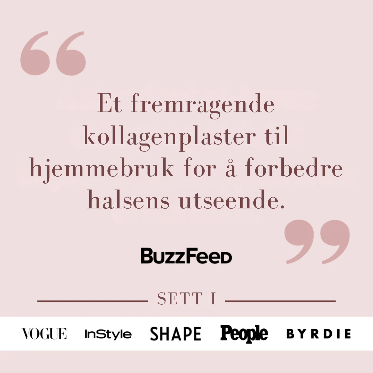 Bio-kollagen Anti-age Nakkemaske