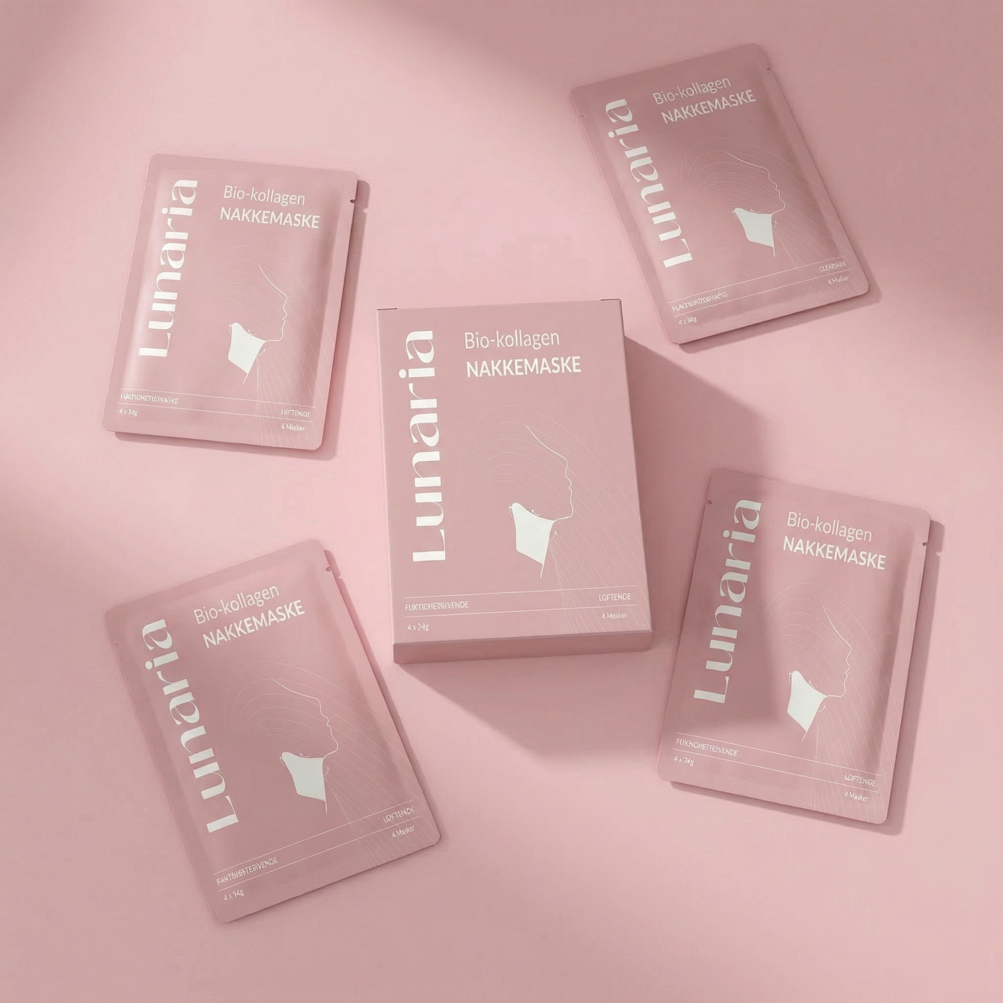 Bio-kollagen Anti-age Nakkemaske