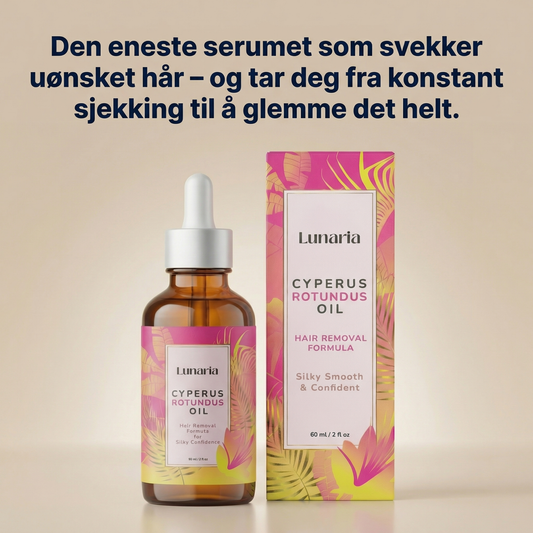 Lunaria Cyperus Rotundus-olje for hårreduksjon
